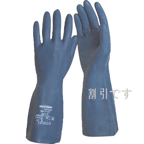 サミテック　耐油・耐溶剤手袋　サミテックＮＰ－Ｆ－０７　Ｍ　ダークブルー　