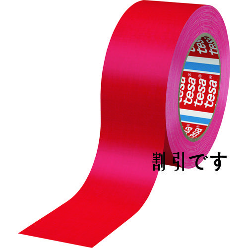 ｔｅｓａ　補修用布テープ　蛍光ピンク　２５ｍｍｘ２５ｍ　