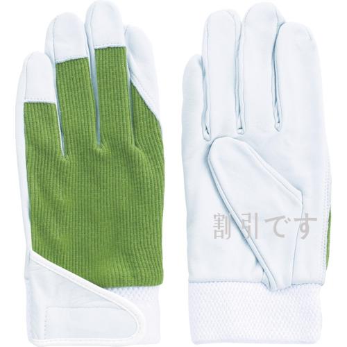 富士グローブ　国産牛本革手袋　Ｊ－４０１　Ｓ　オリーブ　