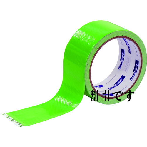 アサヒペン　パワー　カラーテープ　４８ｍｍ×１０ｍ　Ｔ１０８蛍光グリーン　
