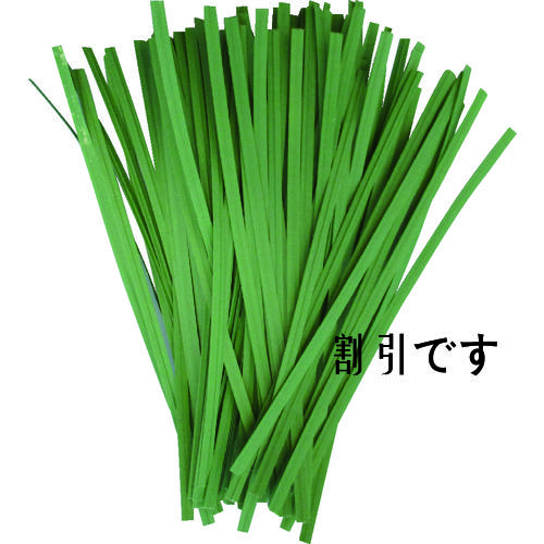 ＴＲＵＳＣＯ　園芸用ペーパータイ　幅４ｍｍ×長さ１５０ｍｍ　緑　１００本入　